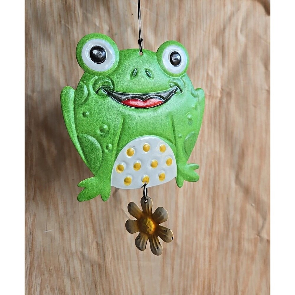 Frog Metal Wall Art Decor Wall Hanging For Home Garden indoor outdoor